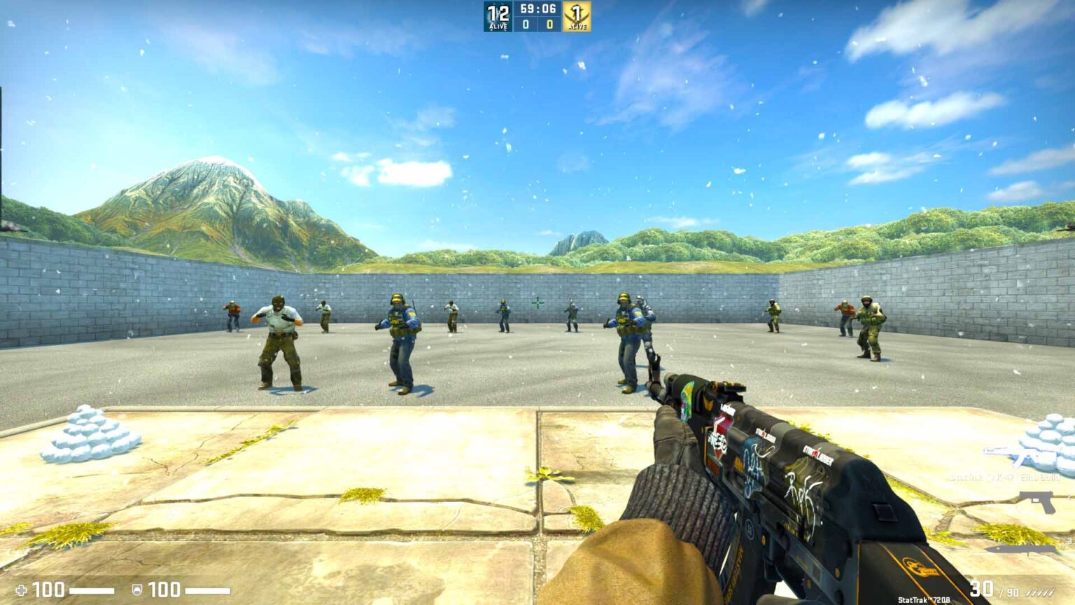 CSGOHUB Aim Training Map Review CS LAB