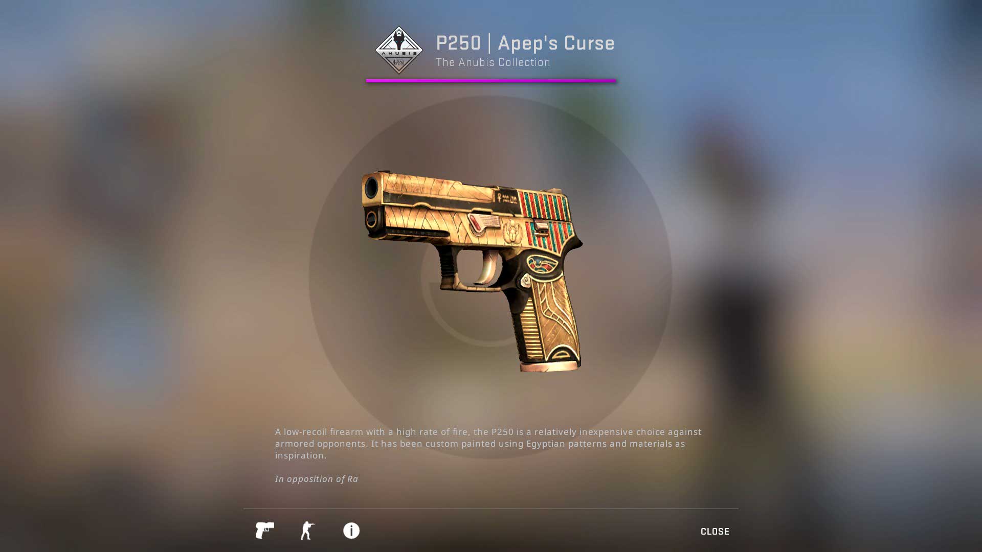 P250 Apep's Curse csgo skin