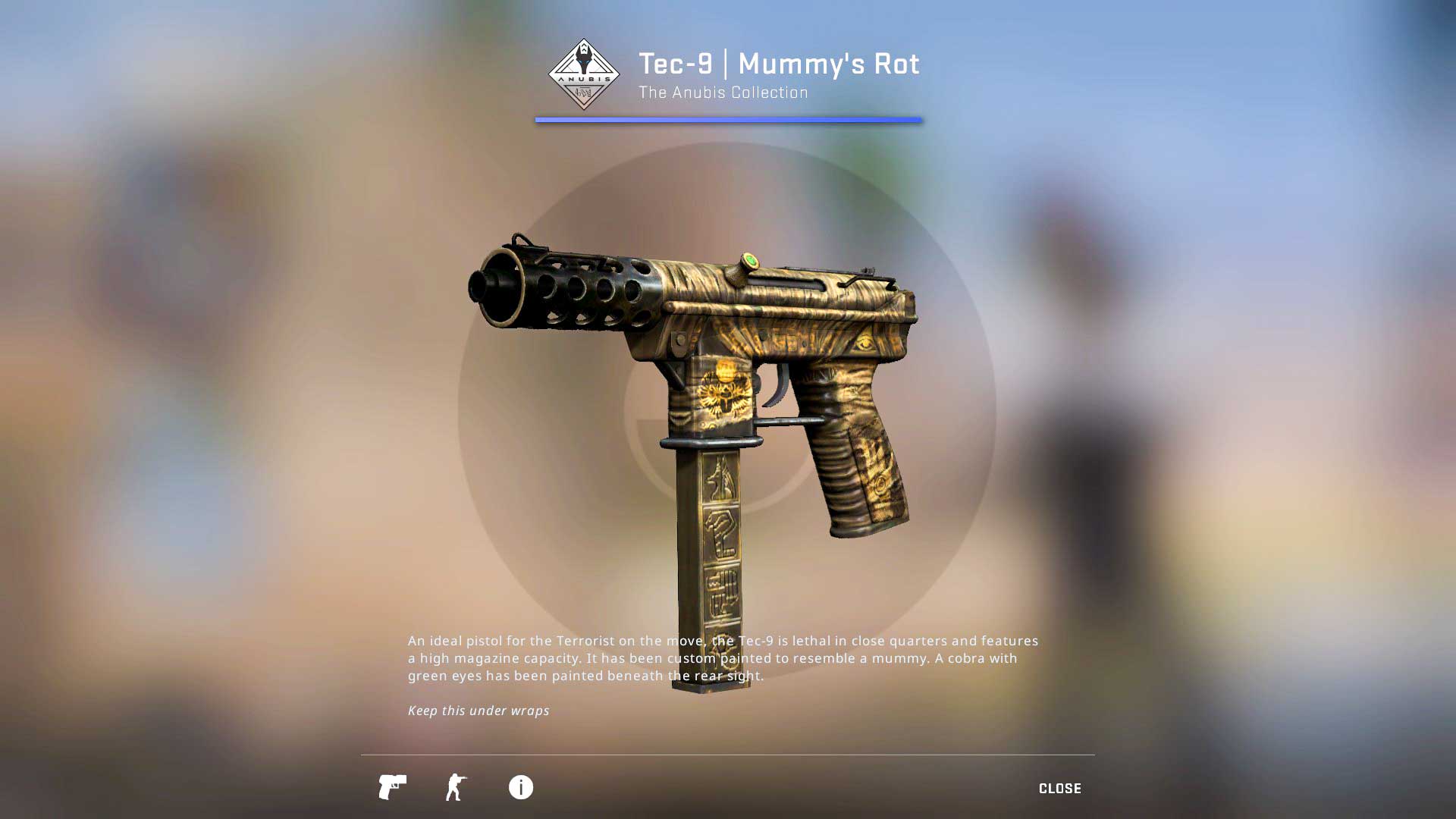 Tec-9 Mummy_s Rot csgo skin