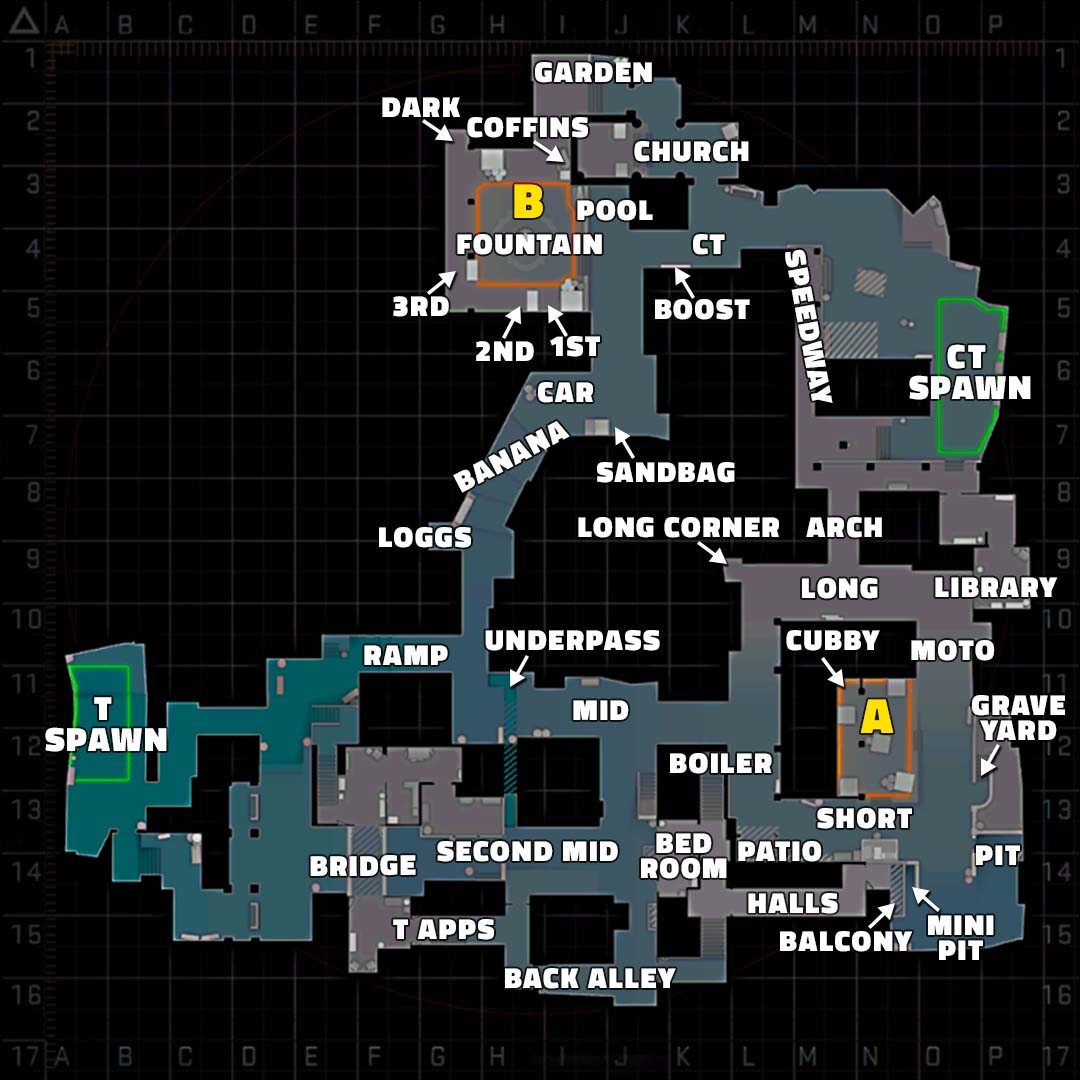 Inferno Map Callouts CS LAB