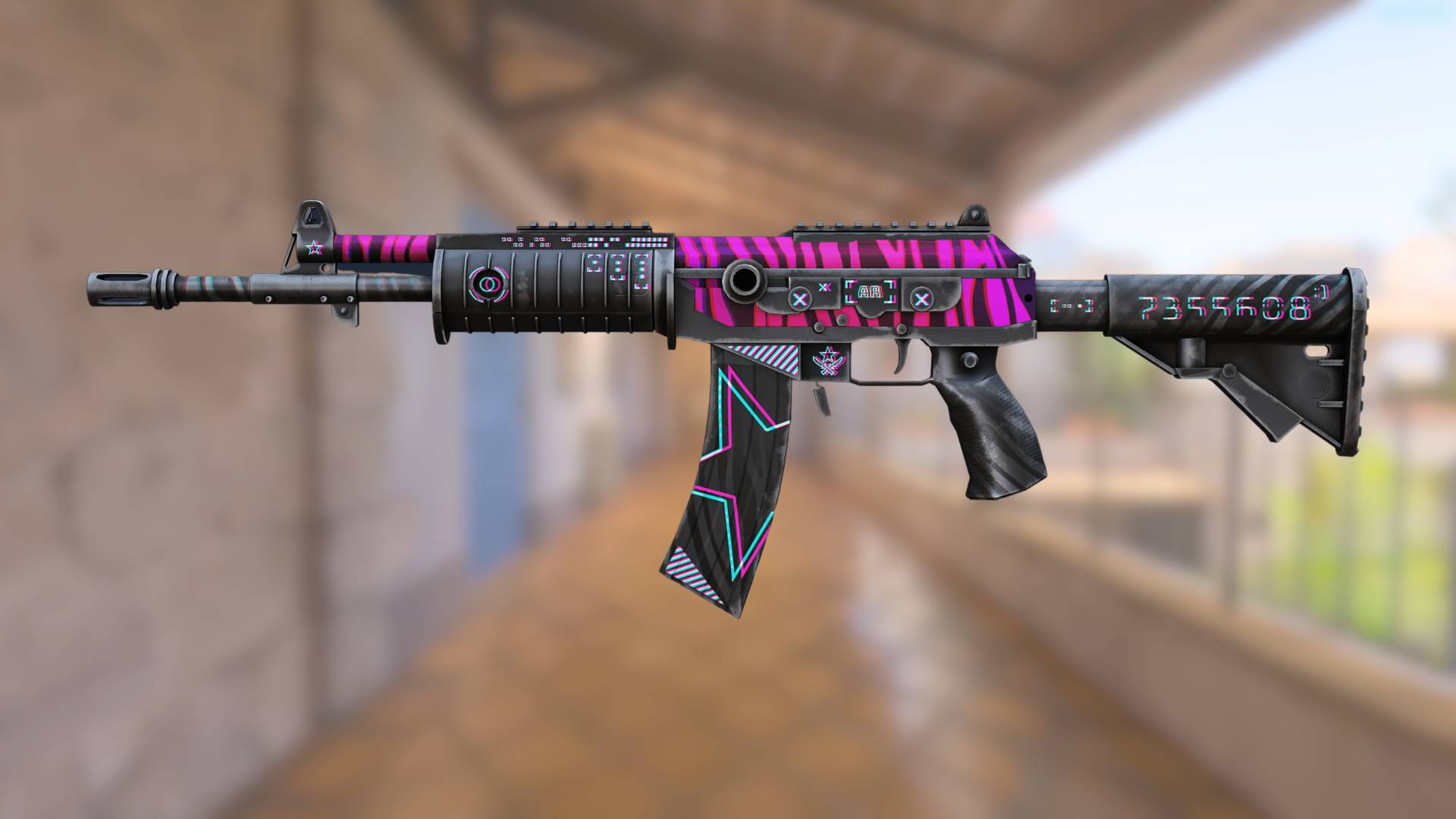 CS2 skin, Galil AR Chromatic Aberration