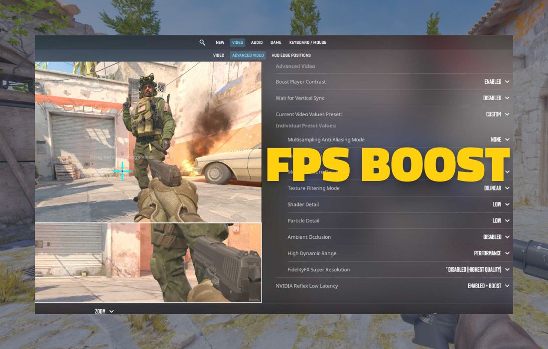 Complete guide to boost FPS in CS2