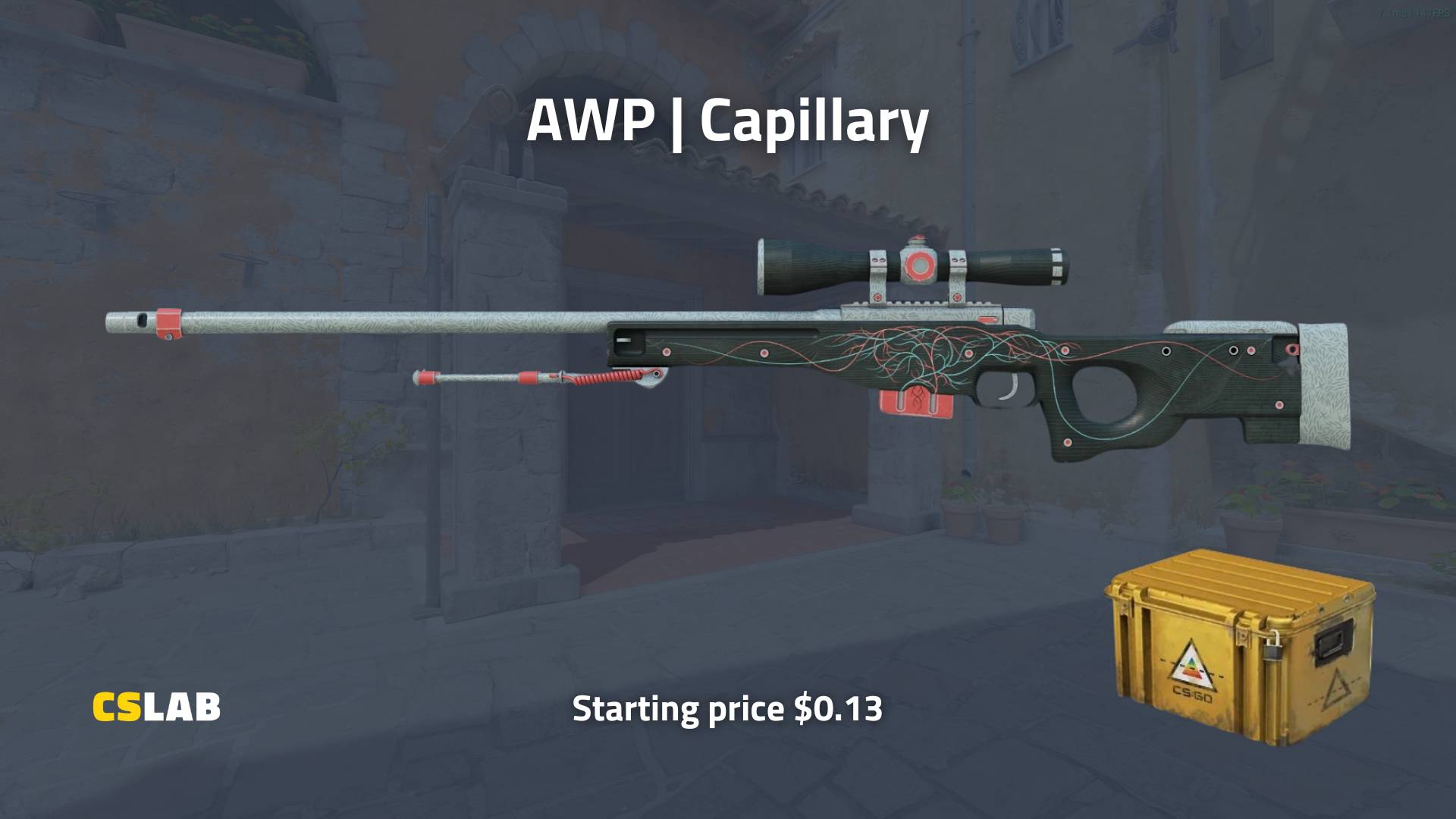 cs2 skin, AWP Capillary