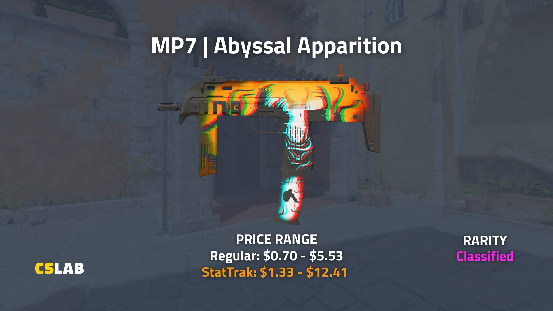 CS2 Dreams & Nightmares Case, MP7 Abyssal Apparition skin