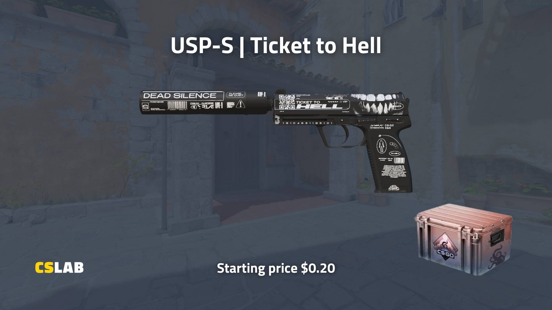 USP-S Ticket to Hell, cs2 skin