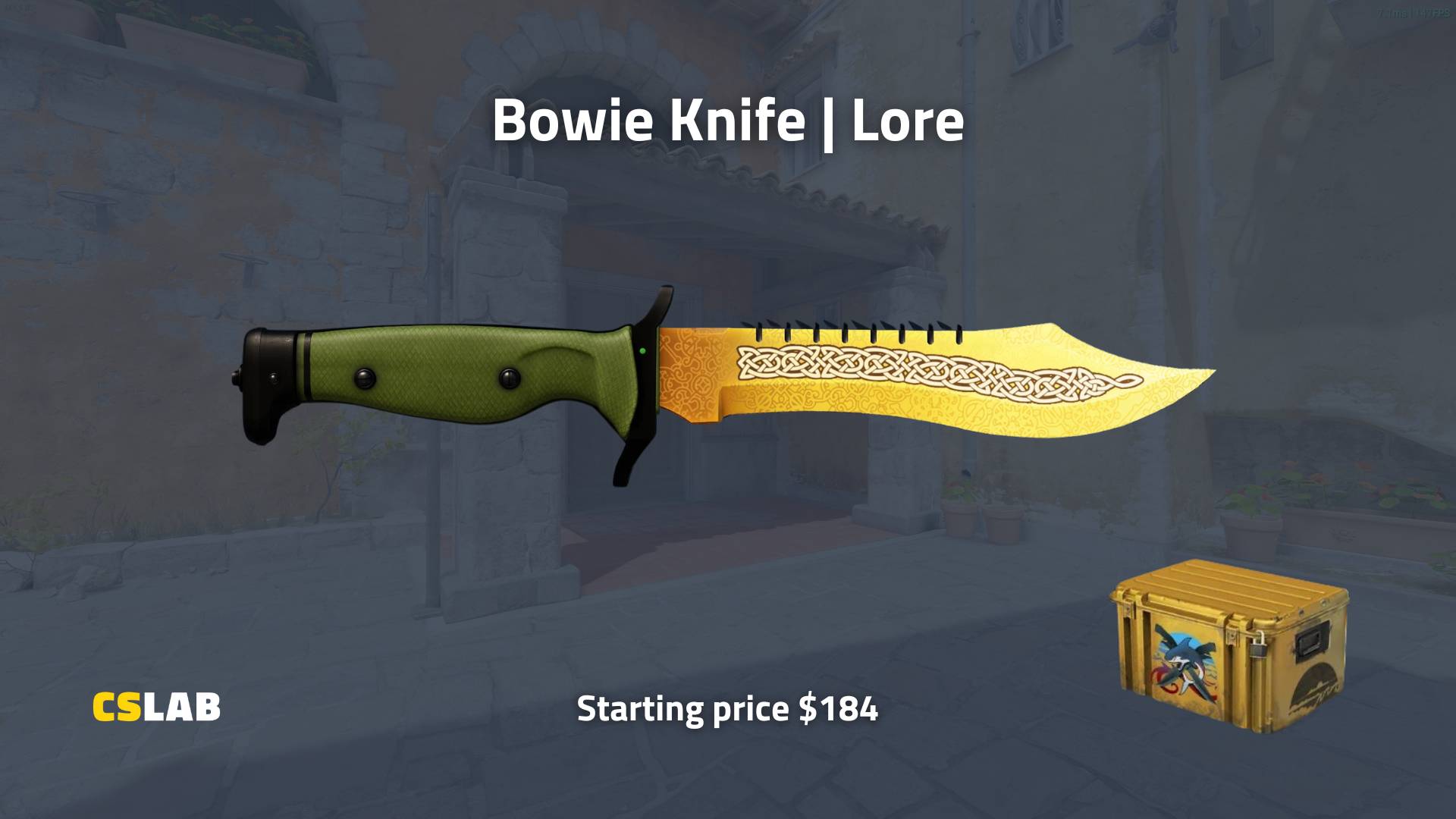 CS2 budget knife skins, Bowie Knife Lore