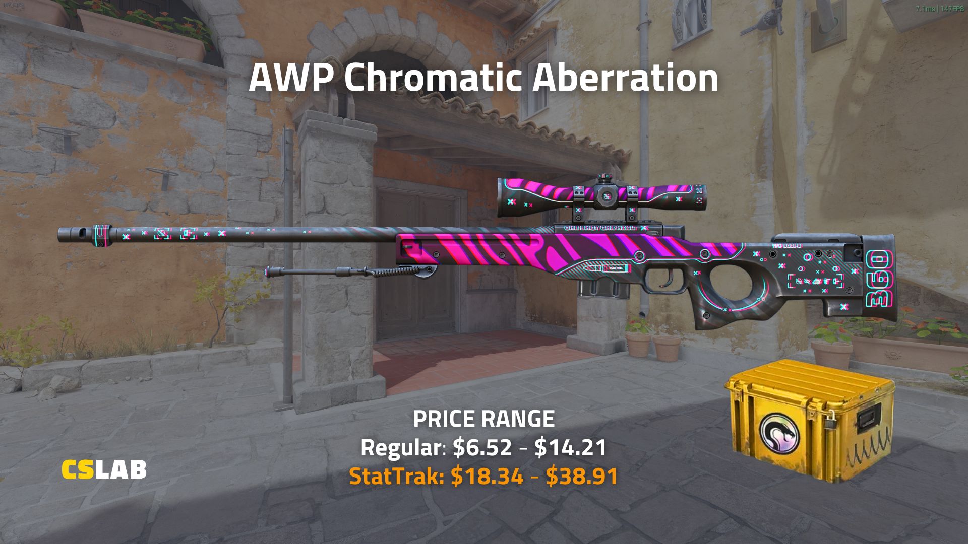 CS2 skin AWP Chromatic Aberration