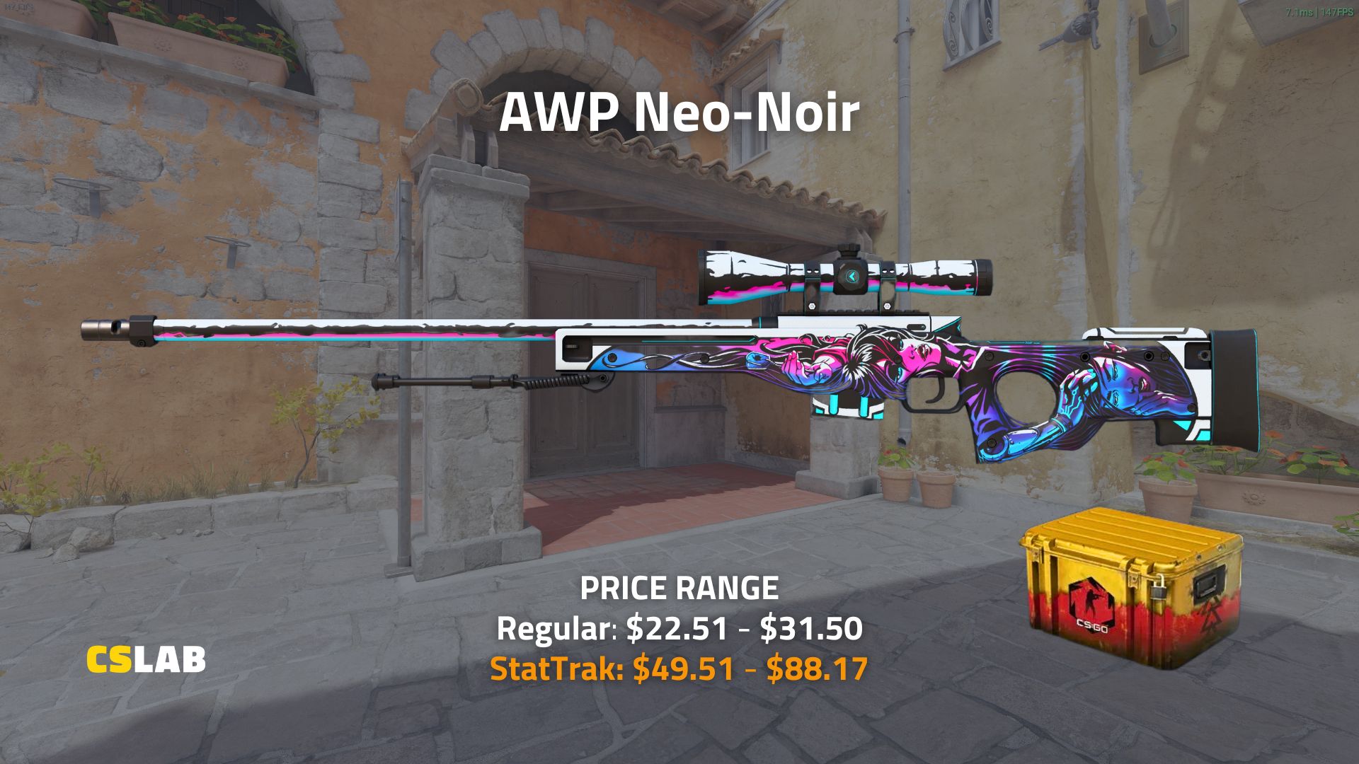 CS2 skin AWP Neo-Noir