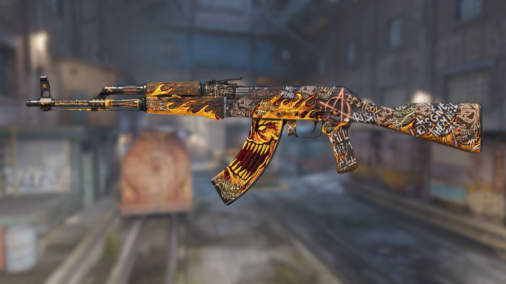 CS2 skin fever case, AK-47 Searing Rage