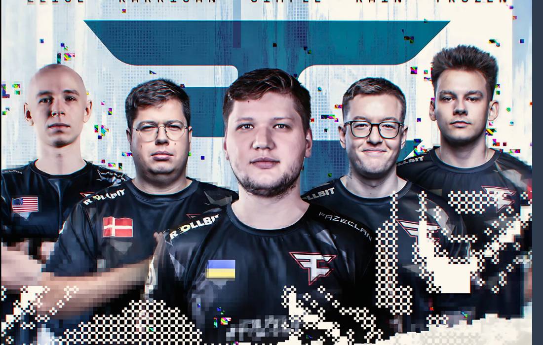 New Faze clan roster with s1mple