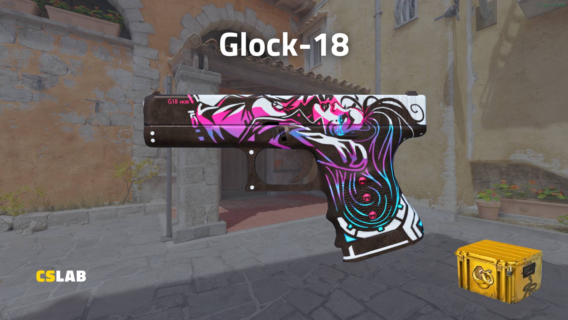 CS skin Neo-Noir Glock 18