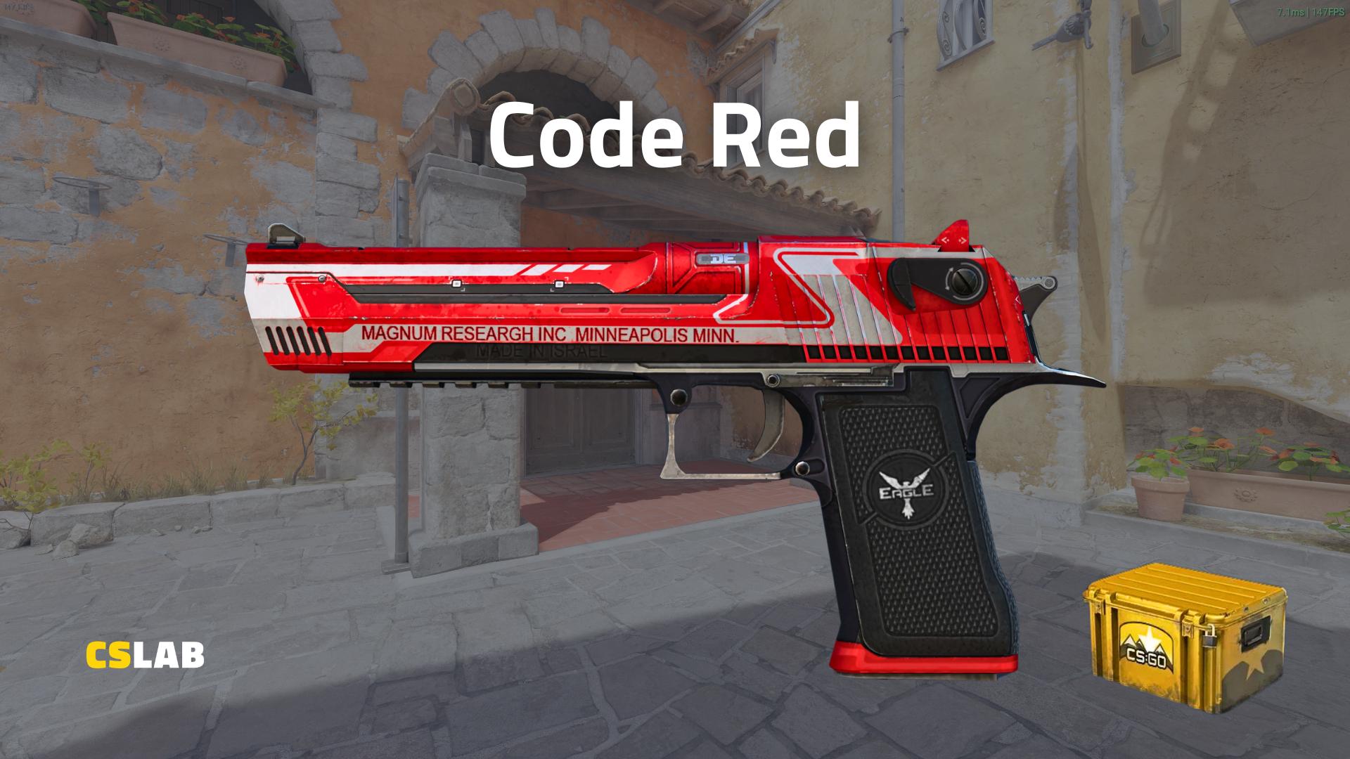 CS2 skin Deagle Code Red