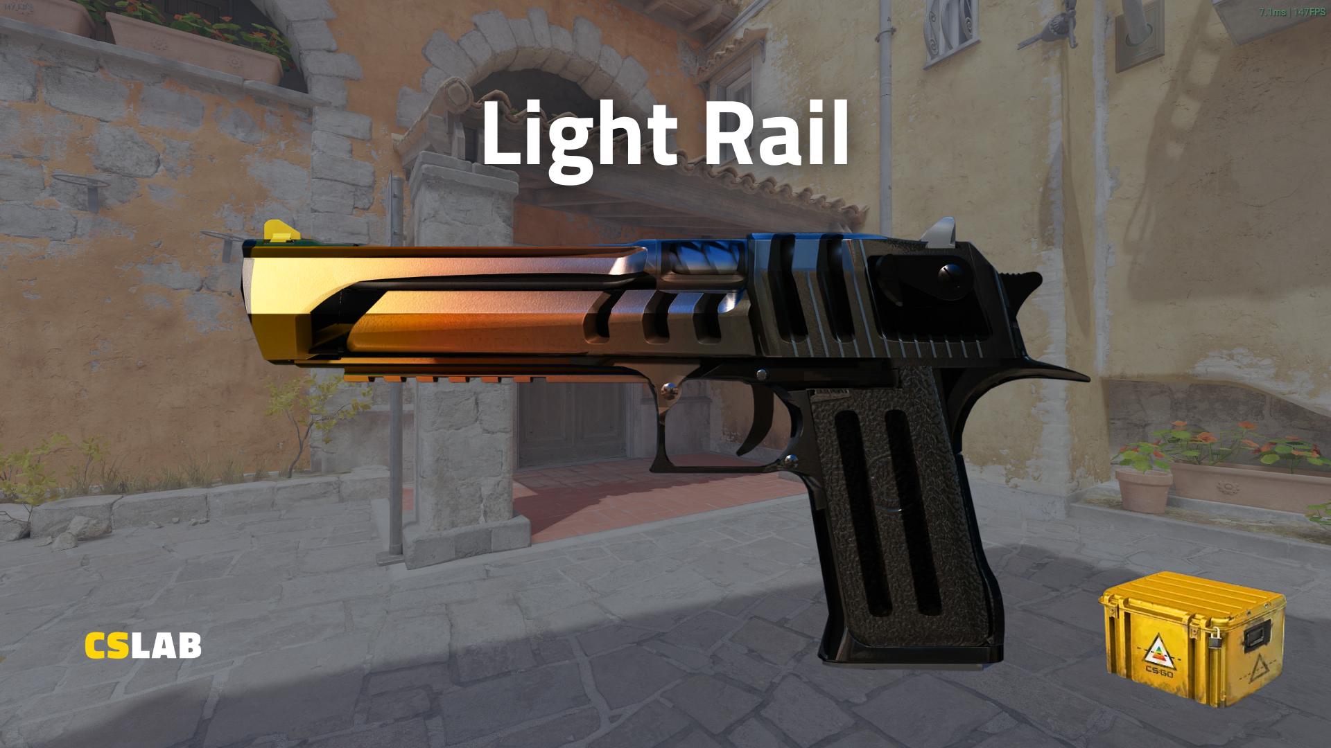 CS2 skin Deagle Light Rail