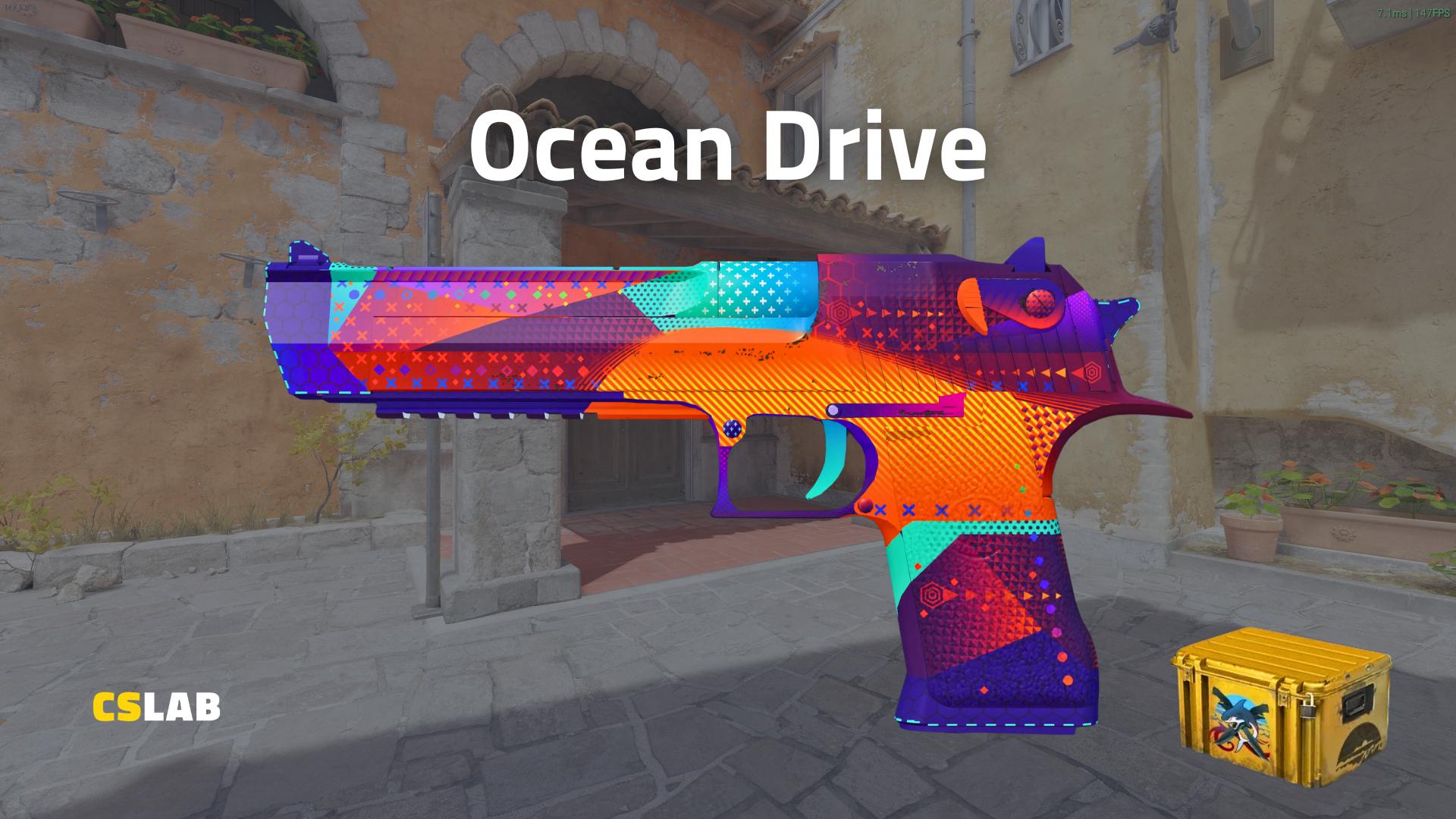 CS2 skin Deagle Ocean Drive