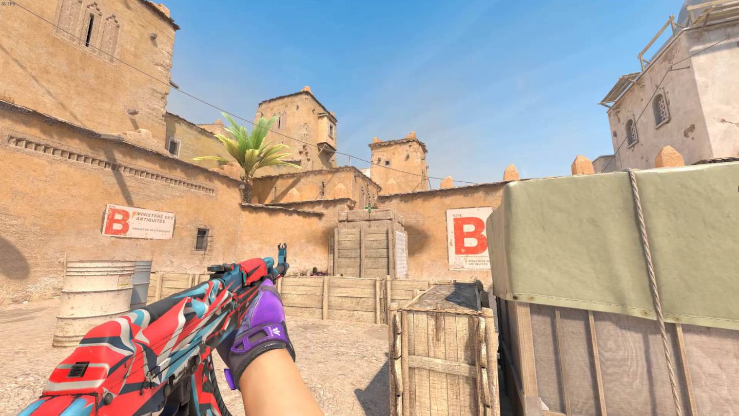CS2 Gameplay Dust 2 B site, AK47