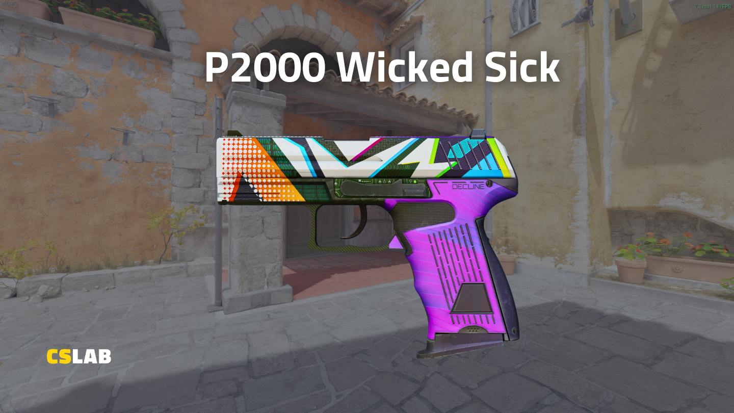 CS Revolution skin P2000 Wicked Sick
