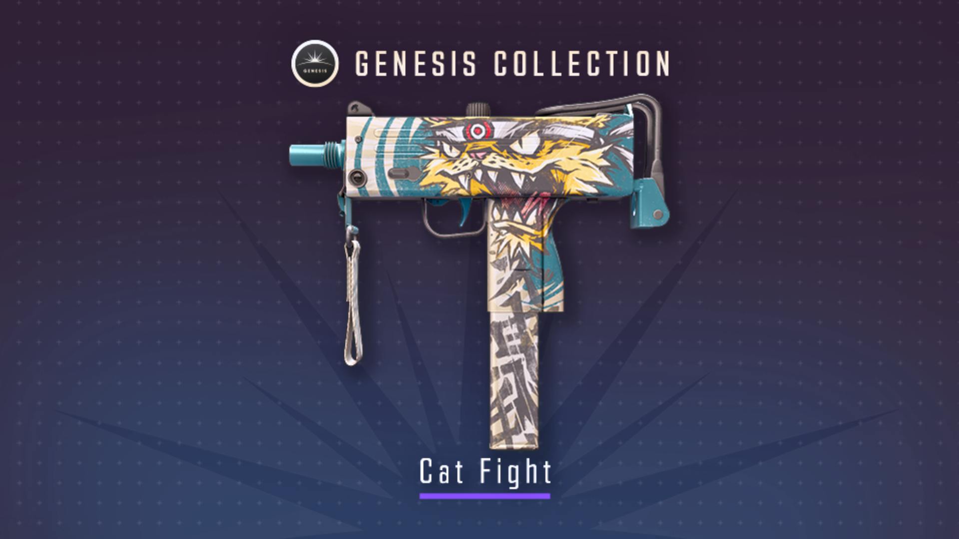 CS2 skin MAC 10 Cat fight