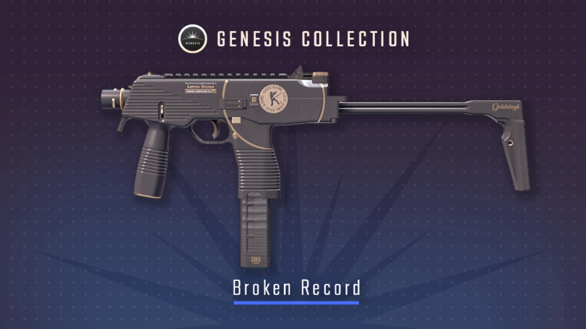 CS2 skin MP9 Broken Record