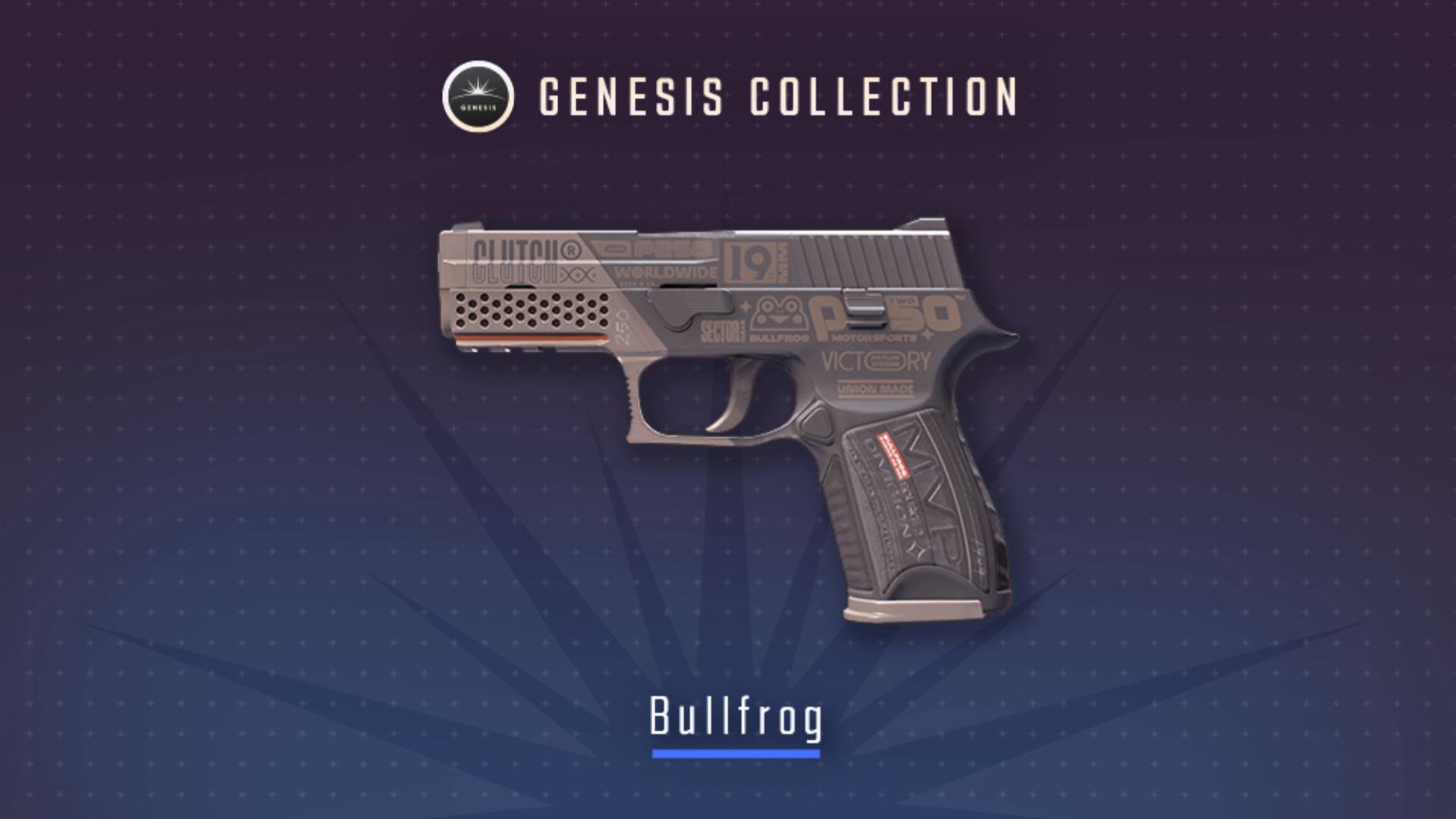 CS2 skin P250 Bullfrog