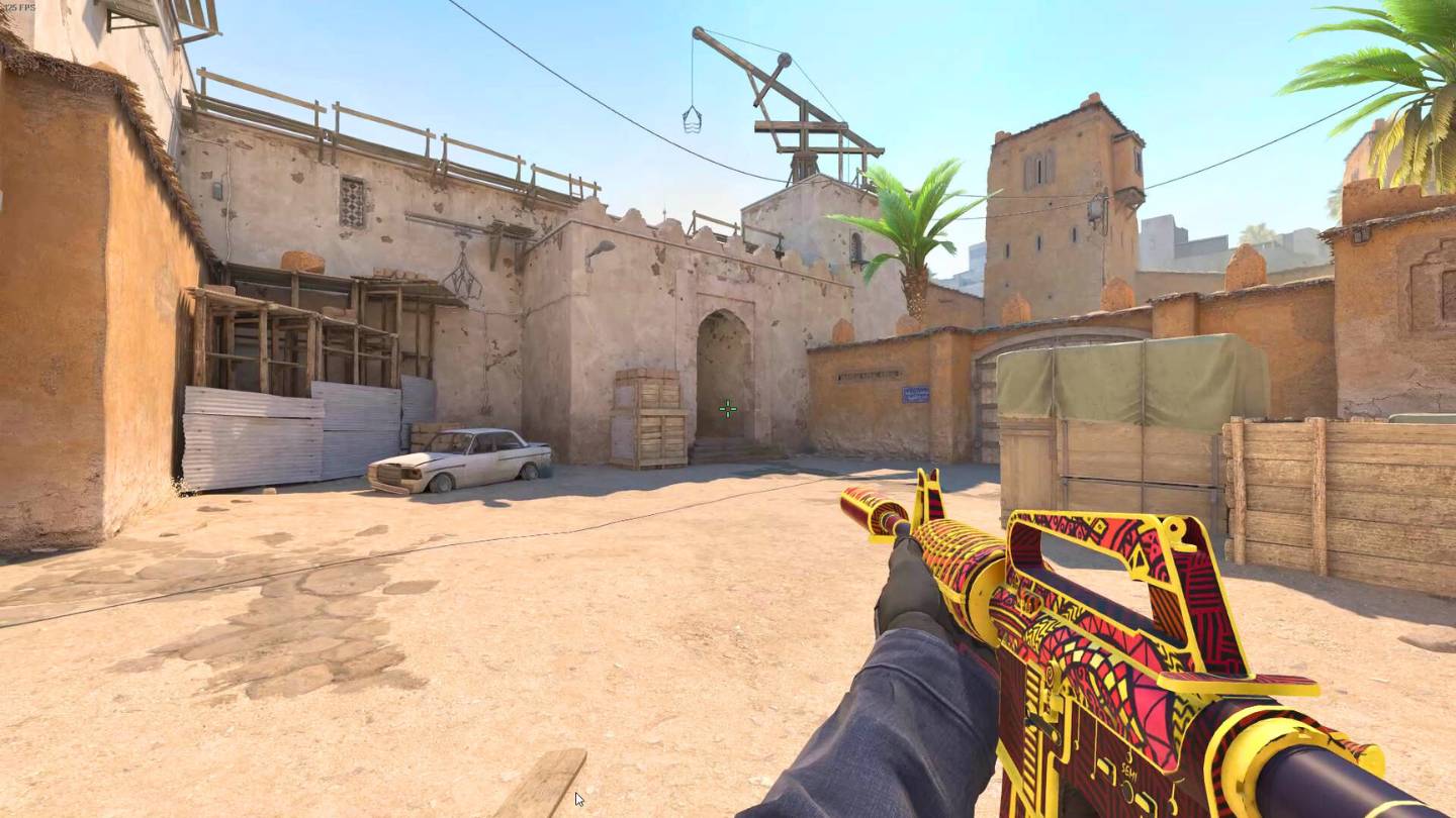 CS2 Gameplay Dust 2 B site, m4a1-s