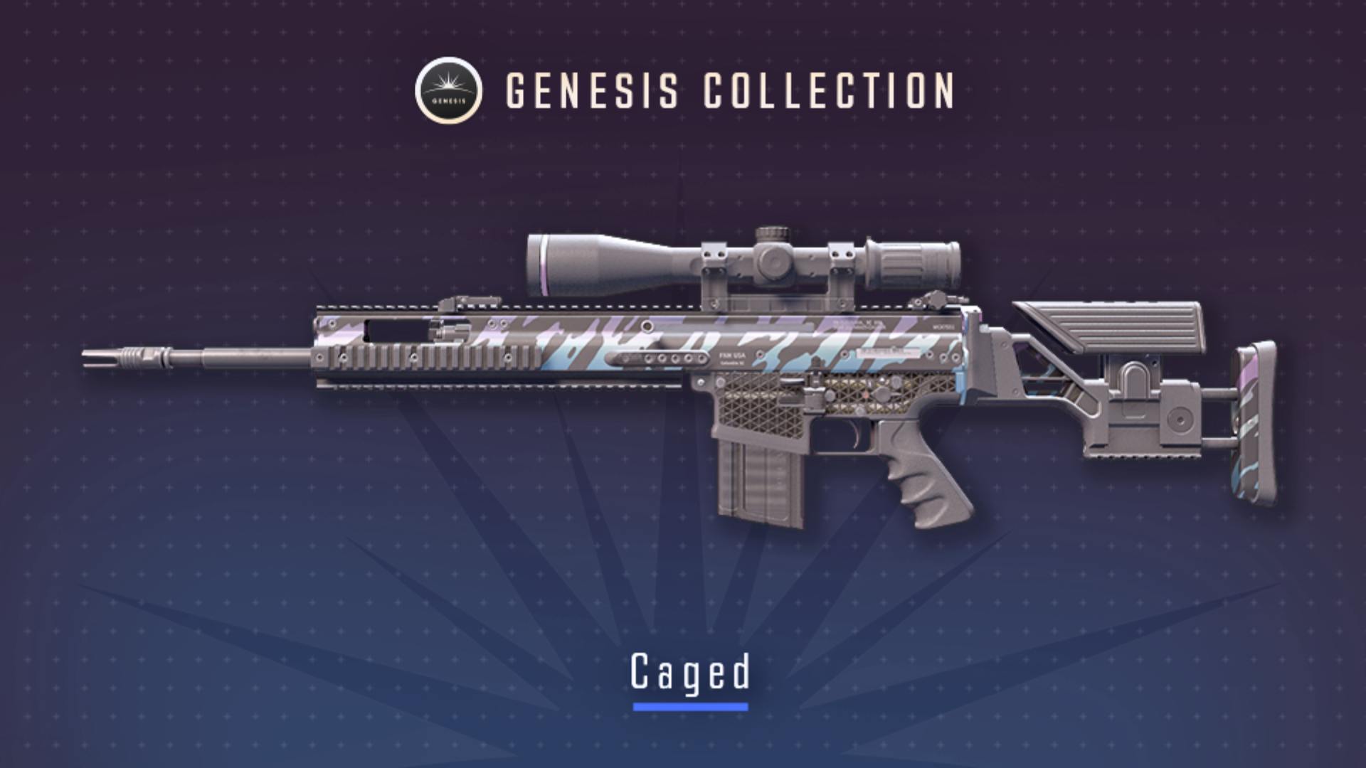 CS2 skin Scar Caged